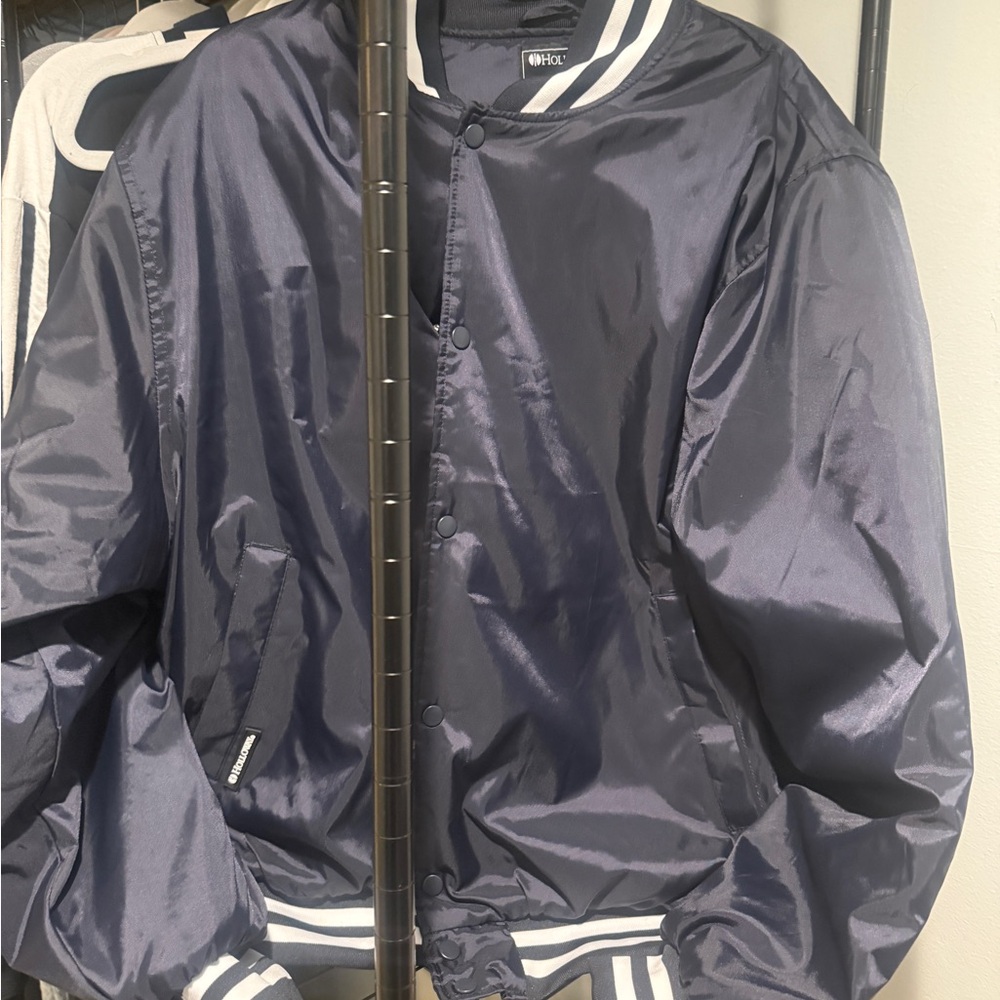 H&M Dark Blue Varsity Jacket